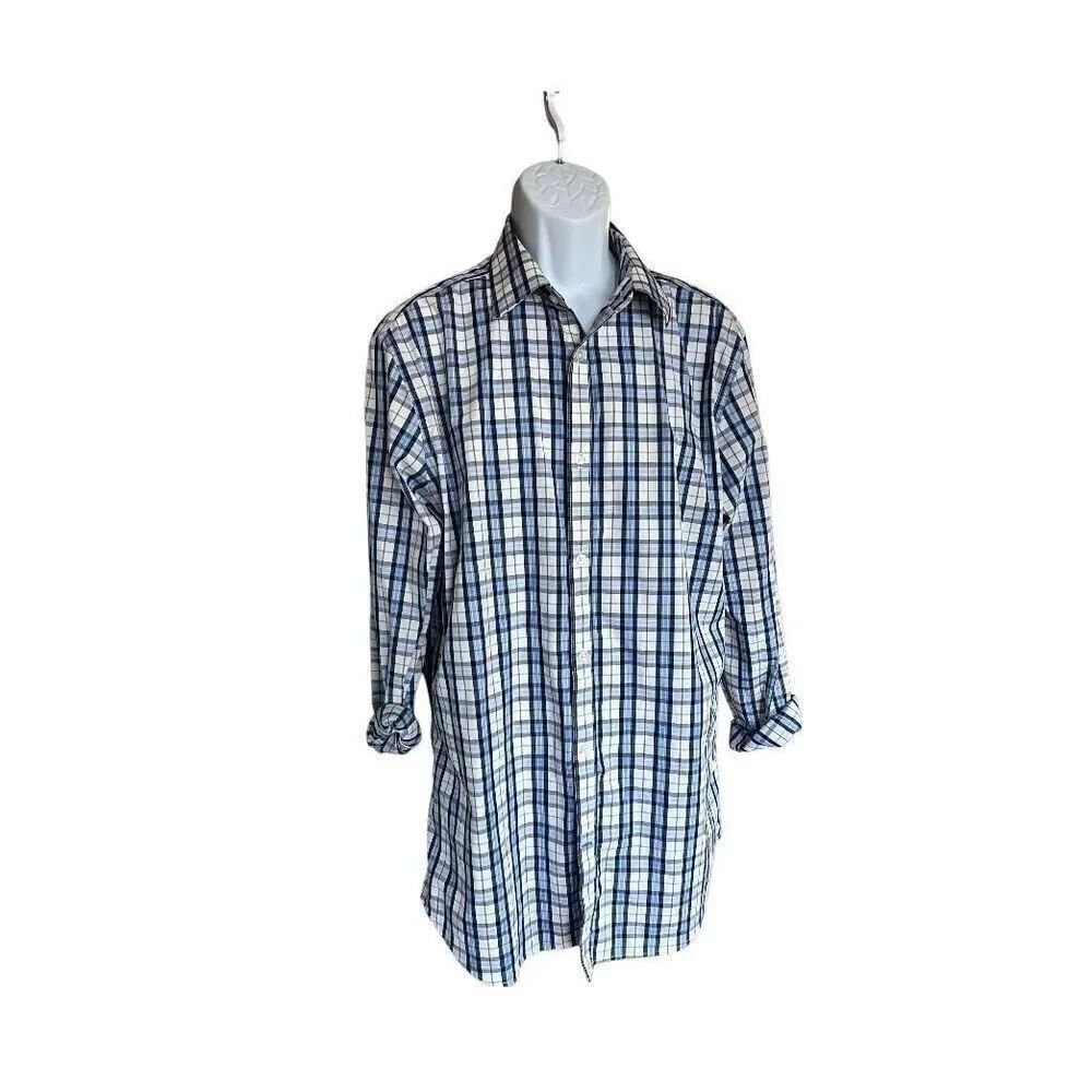 Mens Gap Jeans Fall Acorn Plaid Button Down Casual Shirt - Sz XL
